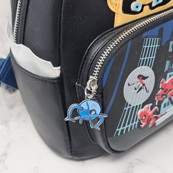 NWT Loungefly Loungefly Disney Pixar The Incredibles Villains Scene Syndrome Min - Picture 3 of 7